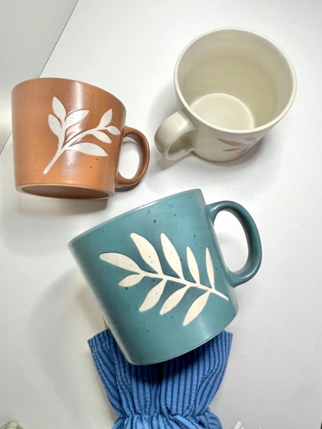 Large size pottery cups used as containers as well